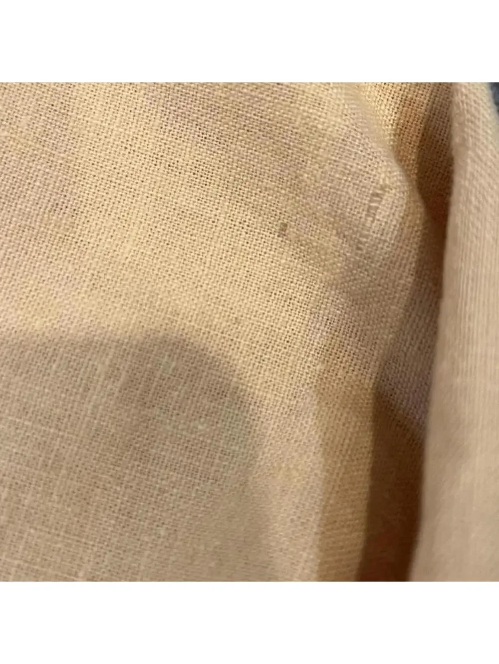 Vintage Butter Yellow Linen Blend Minimal Jacket - Picture 8 of 8